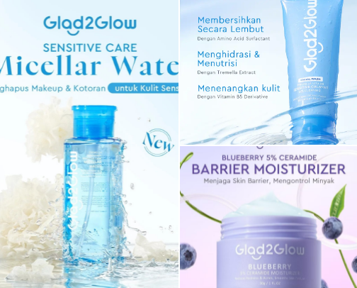 daily skincare ❤️ cover photo collage