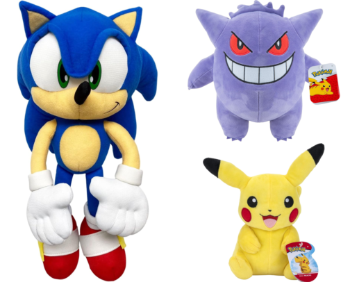 🧸 Character Plush Toys Kids Love | Pokémon, Sonic, Paw Patrol & More cover photo collage