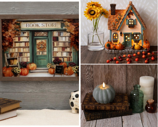 Cozy Fall Girly 🍂🧸🍁 cover photo collage