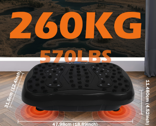 Vibration plate cover photo collage