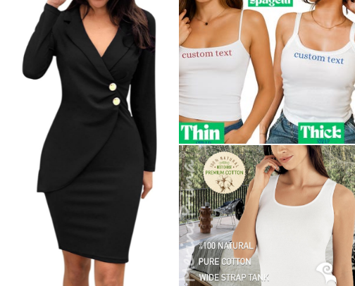 Fashion wears cover photo collage