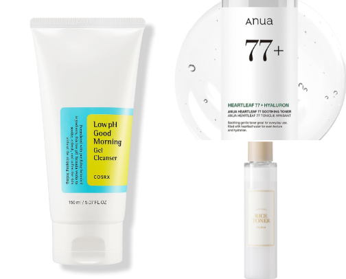 Best Viral Korean Skincare Routine for Glass Skin cover photo collage