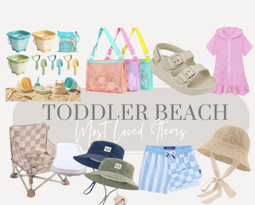 Toddler Beach Essentials cover photo collage