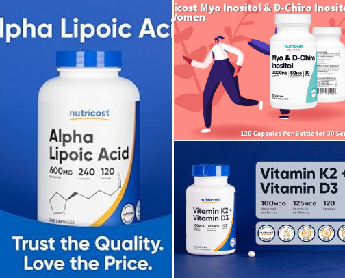 PCOS Supplement Support Stack — “What I Take & Why It Works” cover photo collage