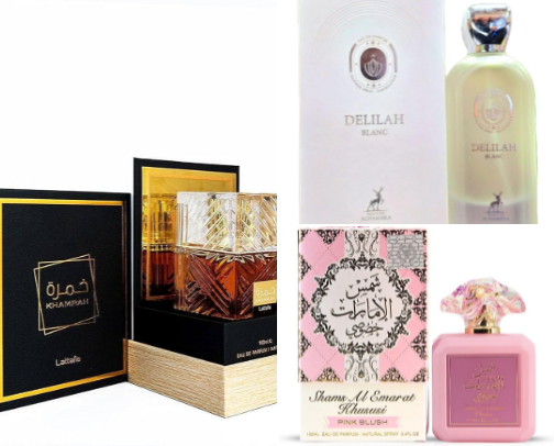 Delicious Perfumes cover photo collage