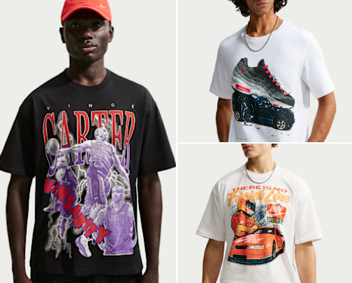 My fav NIKE Graphic Tees cover photo collage