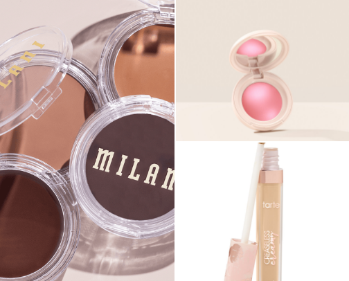 My holy grail makeup products as a dry skin girly! cover photo collage