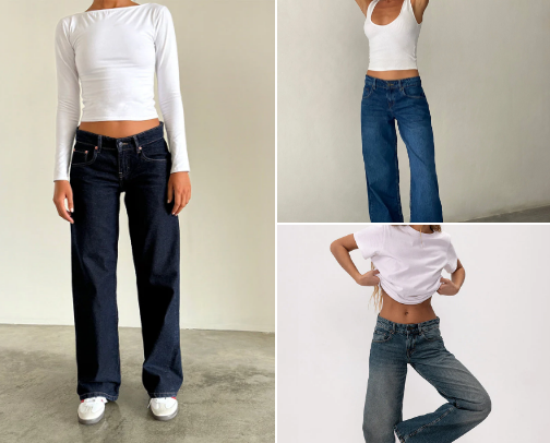 Best Cool Girl Baggy Jeans👖 cover photo collage