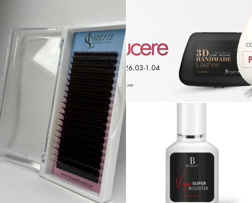Lashes one by one cover photo collage