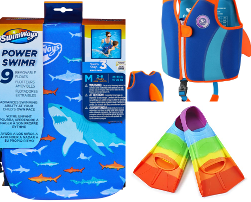 Looking to get your child swimming this summer? Here are some of my favorite devices that really work. cover photo collage