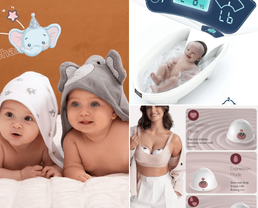 Top Essential Items For Newborn cover photo collage