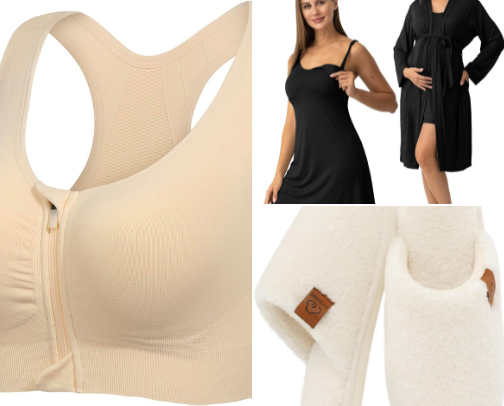 Hospital Bag Must Haves cover photo collage