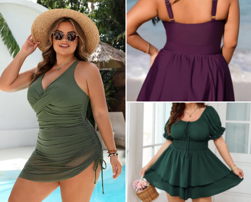 My Real-Life Vacation Essentials: Curves & Confidence!✨👙 cover photo collage