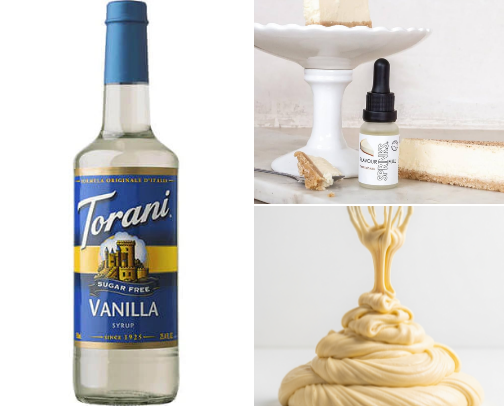 coffee flavoring recs!! cover photo collage