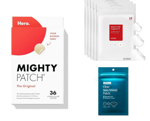 My favourite pimple patches cover photo collage