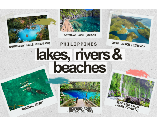magical waters of the philippines ✨ cover photo collage