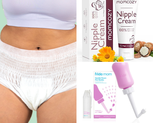 Postpartum Essentials cover photo collage