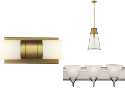 Bathroom Lighting that Makes You Look Younger cover photo collage