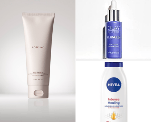 SKINCARE 🤍 cover photo collage