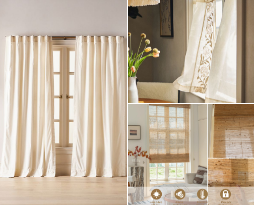 Window Coverings cover photo collage