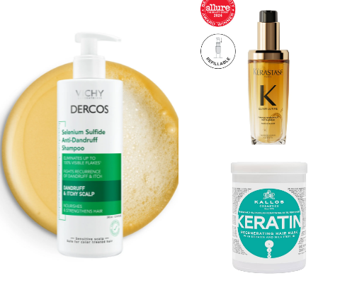 My must-have hair products cover photo collage