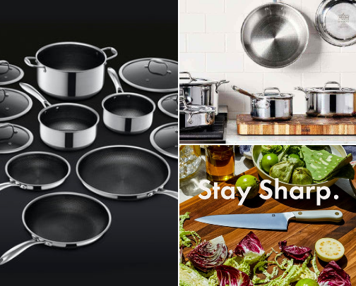 The Culinary Enthusiast: Premium Cookware cover photo collage