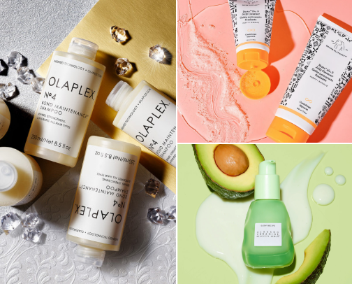 Self care products cover photo collage