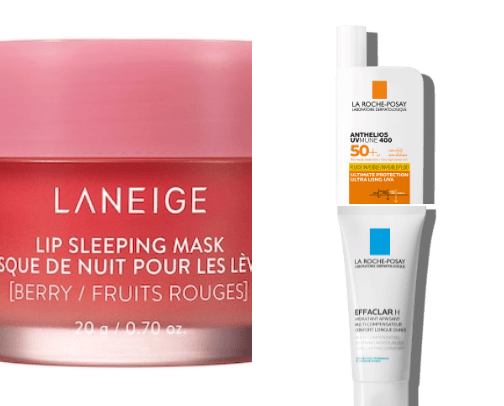 Skincare cover photo collage