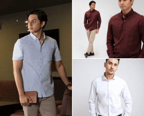Pakaian pria cover photo collage