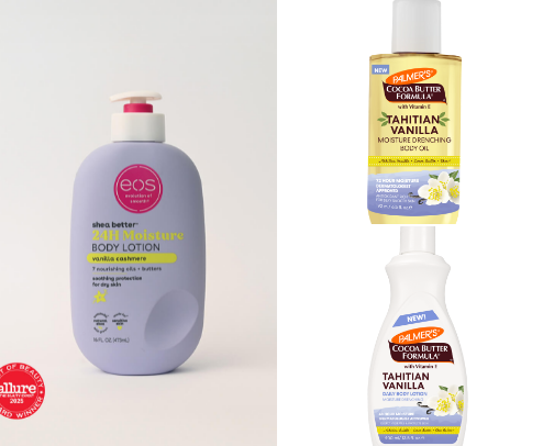 body care (in organized sections) cover photo collage