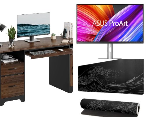 Work-From-Home Setup cover photo collage