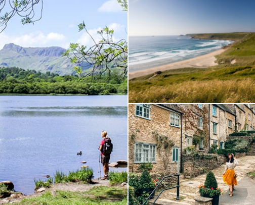 Places i would love to travel in the UK cover photo collage