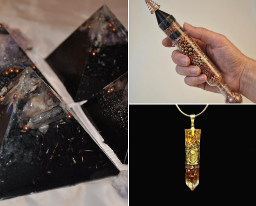 Orgone energy, Orgonite cover photo collage