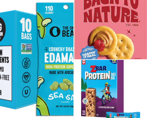 Healthy Back To School Snacks cover photo collage