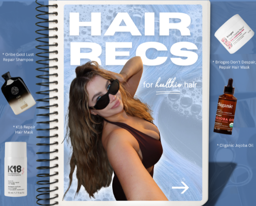 Hair So Big It's Full of Secrets (Current Hair Recs 💇🏼‍♀️) cover photo collage