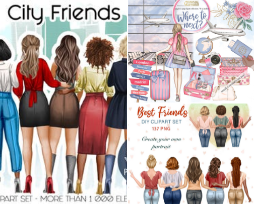 Backs of People Genuine Handmade Digital Graphics cover photo collage