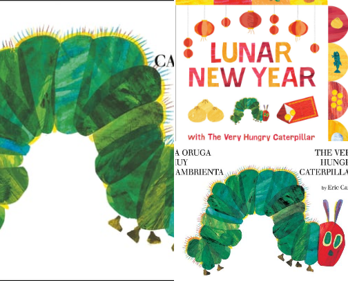 Download The Very Hungry Caterpillar cover photo collage