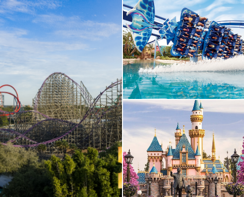 Theme Parks cover photo collage