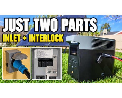 EcoFlow Home Backup: Don't Use Your EV Outlet cover photo collage