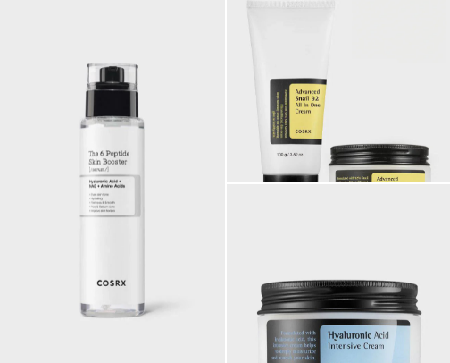 skincare cover photo collage