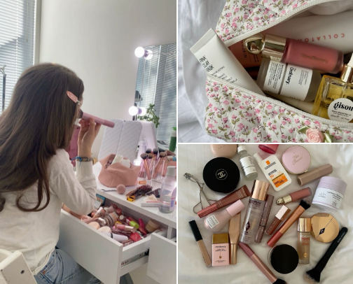Low cost - high end product you ABSOLUTELY need in your makeup routine 🙌🏻⭐💐 cover photo collage