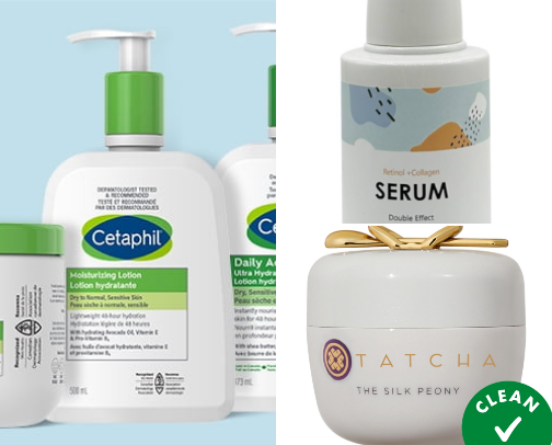 Moisturizers for dry skin cover photo collage