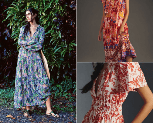 Prints Charming | Anthropologie Maxi Dresses cover photo collage