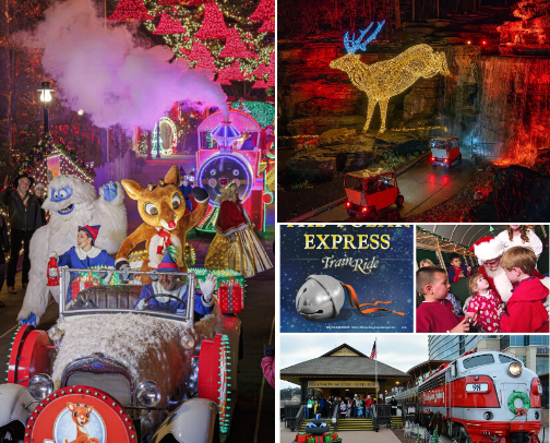 Come with me to visit Branson, Missouri during Christmas cover photo collage