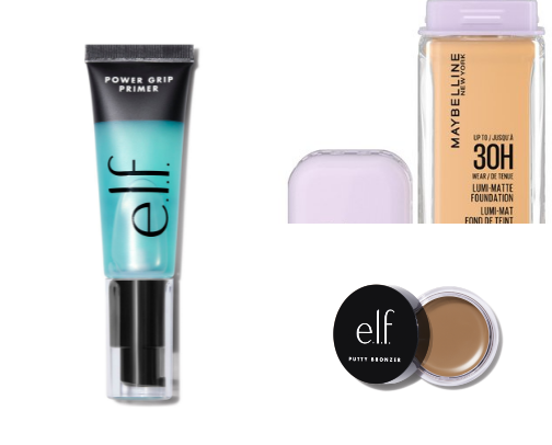 The best affordable makeup ✨🤍 cover photo collage