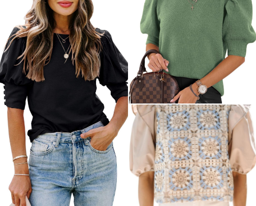 Love a Good Puff Sleeve cover photo collage