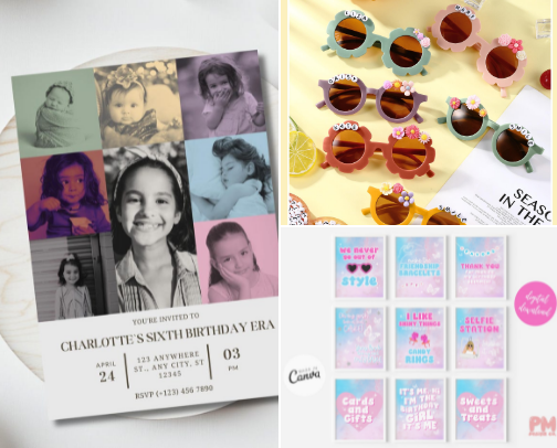 In My Birthday Era - Girls birthday party T-Swift theme! cover photo collage