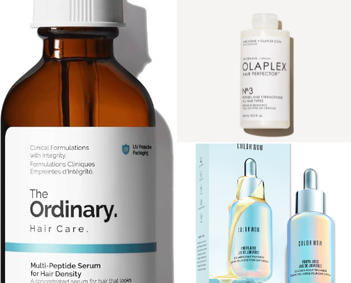 Hair Care Products cover photo collage