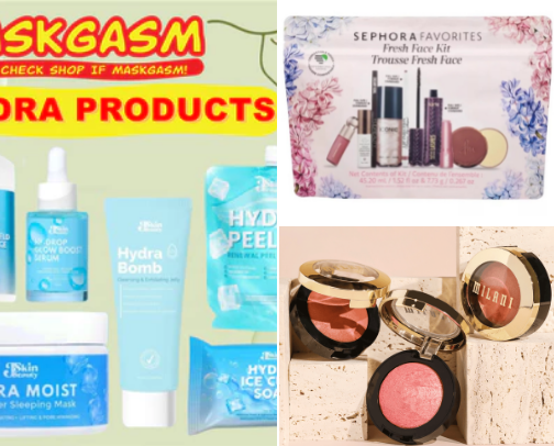 Skin care cover photo collage