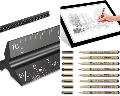 ⍣ engineering | drafting supplies you must have⍣ cover photo collage
